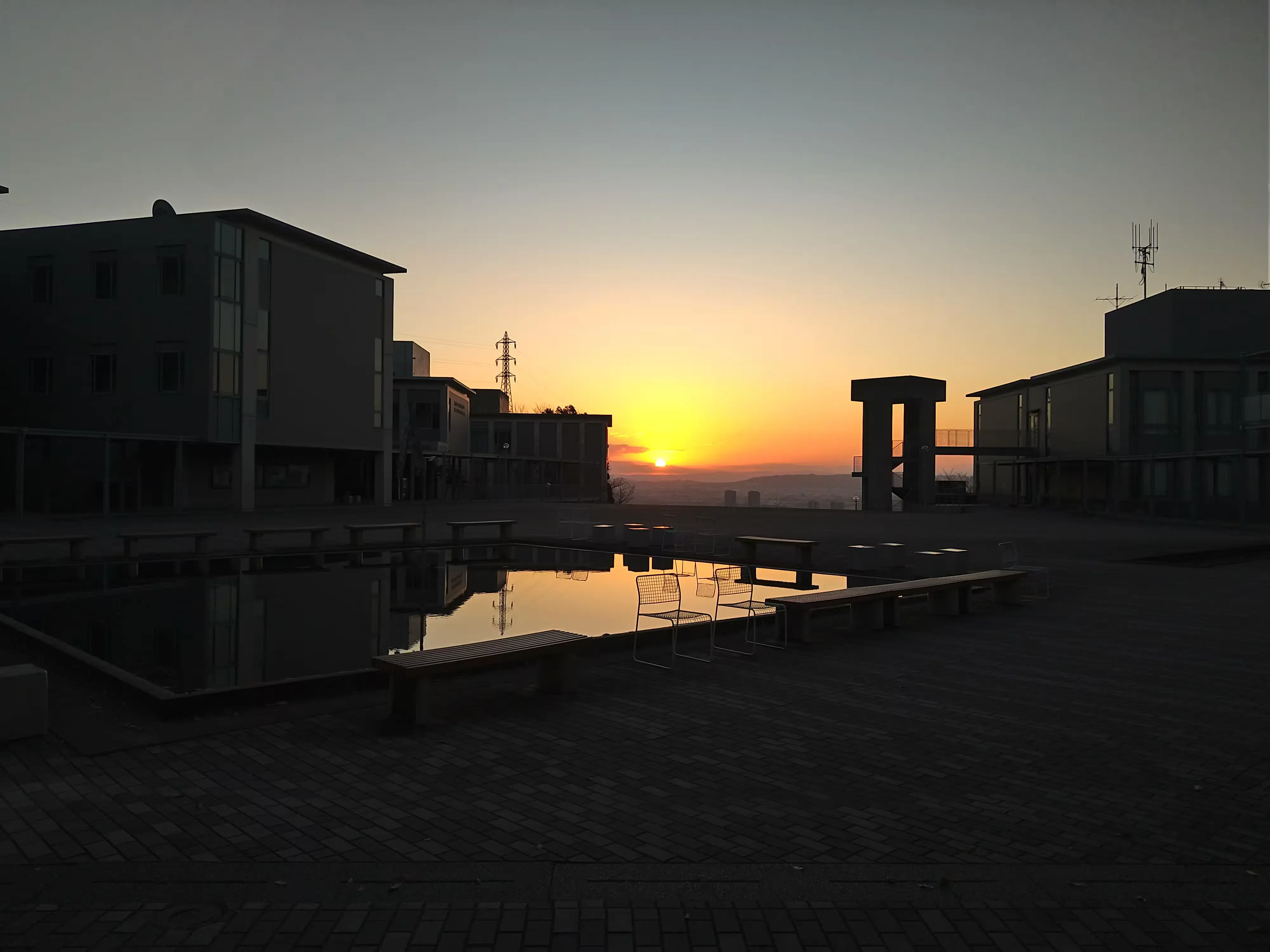 2025年高槻キャンパスの初日の出